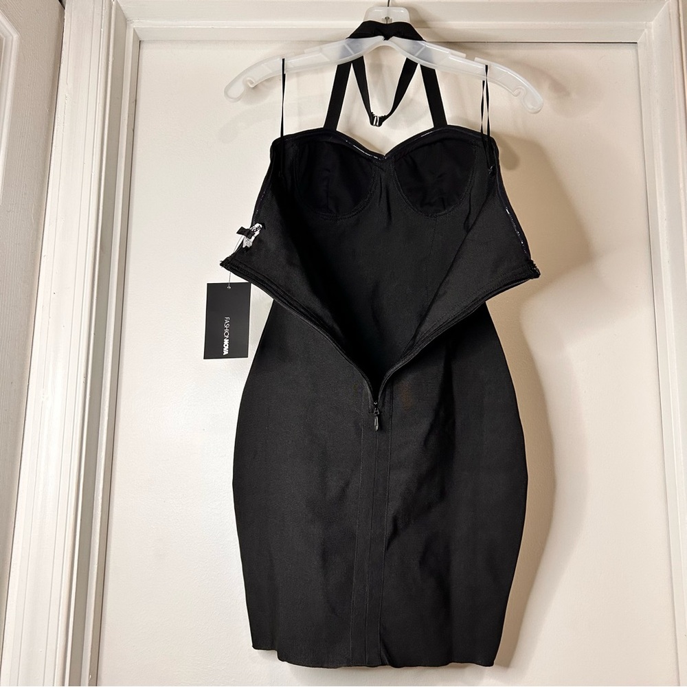 Fashion Nova Halter Bodycon Mini Dress - Size Small (NWT) - Picture 8 of 16